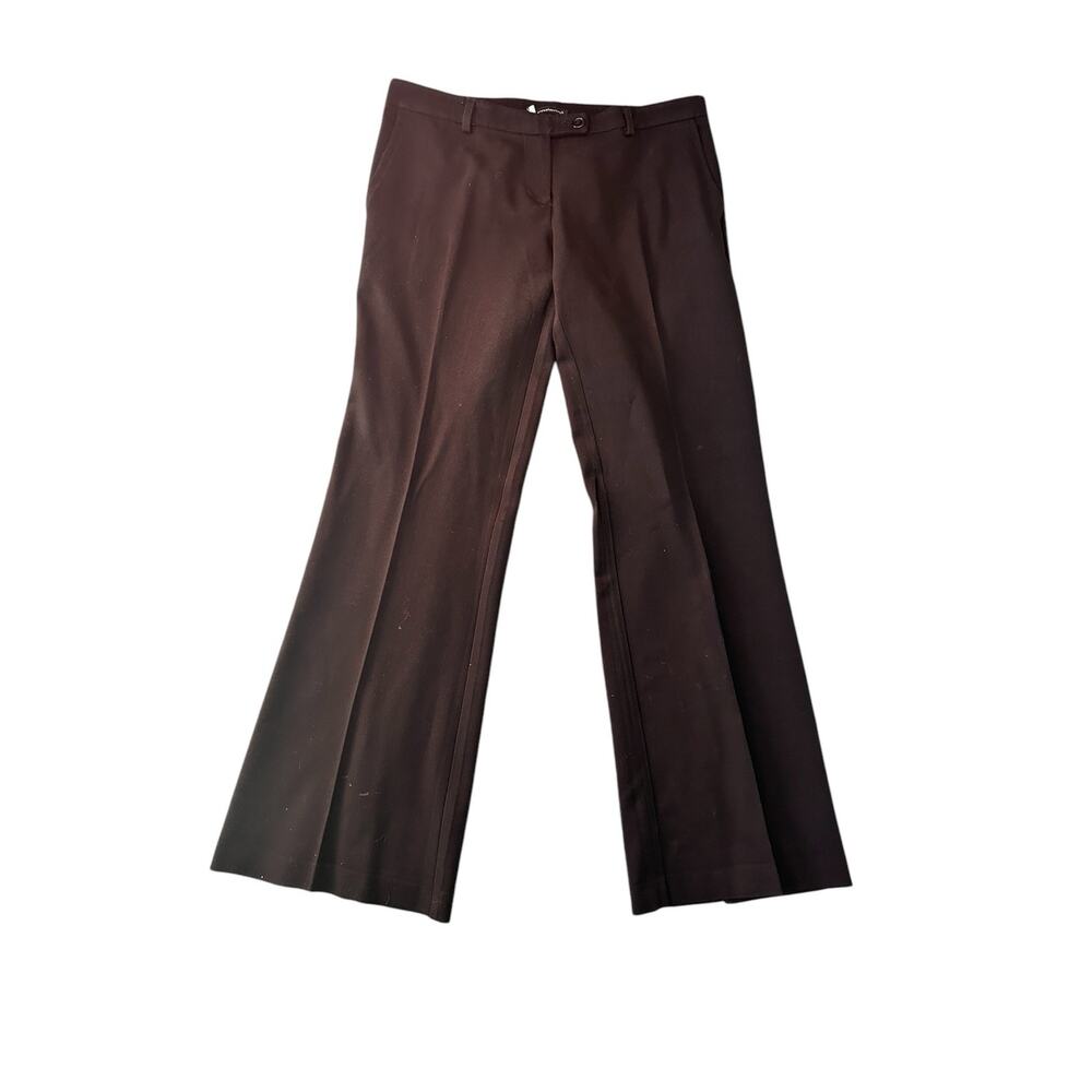 Options Black Italian Trouser Wide Leg Pants Sz M